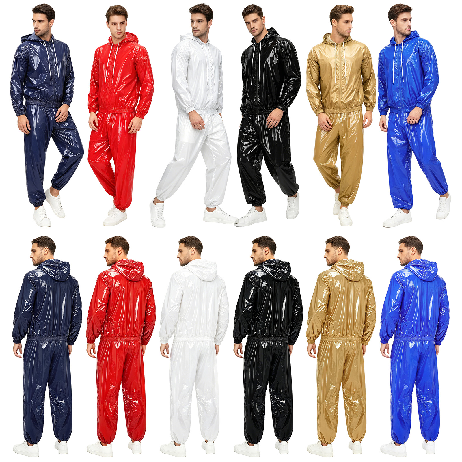 Windbreaker Men Zip - Mens Waterproof Outfit Long Sleeve Front