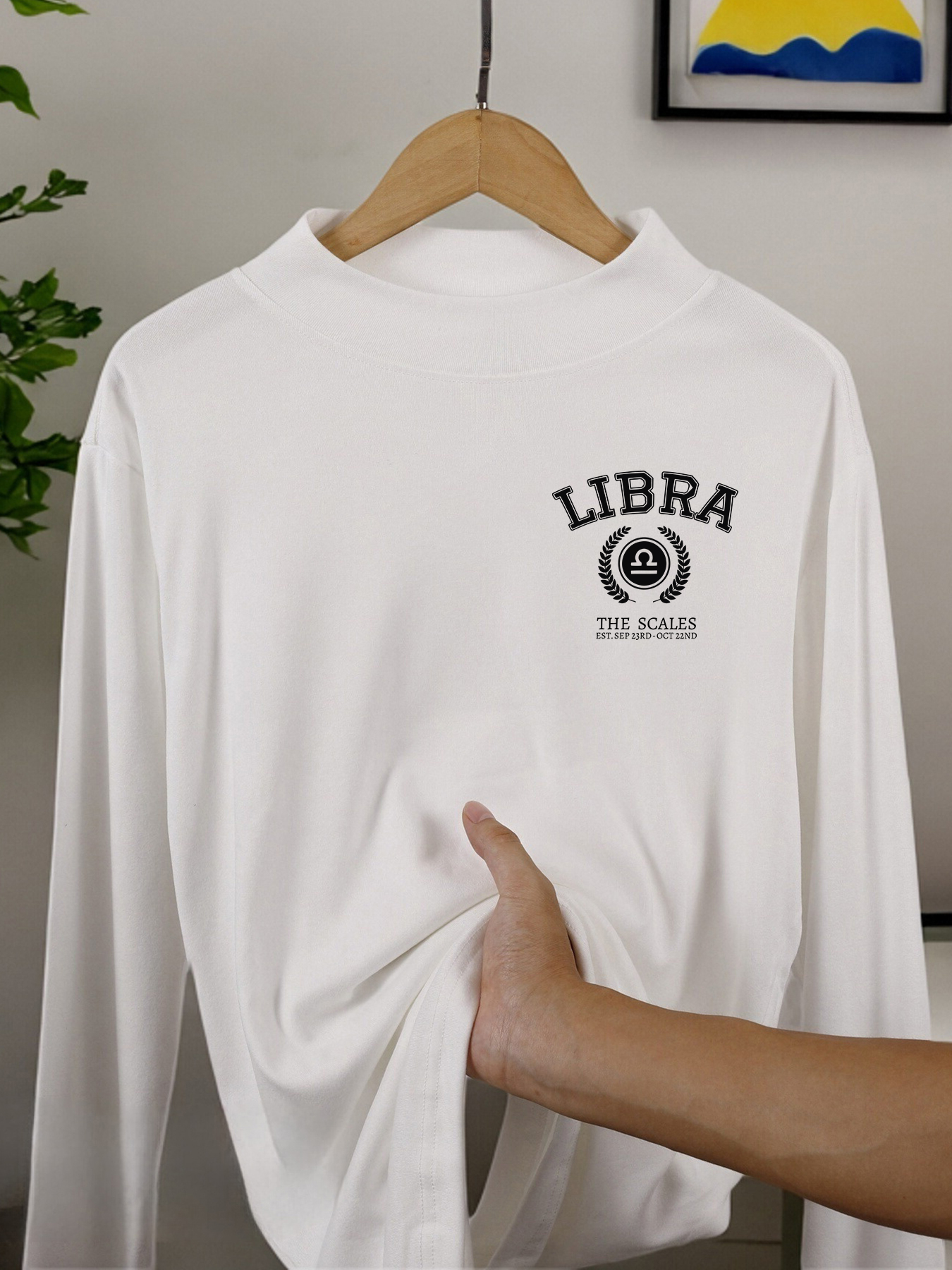 Men'S Fashion - Libra The Scales Print Leisurewear For