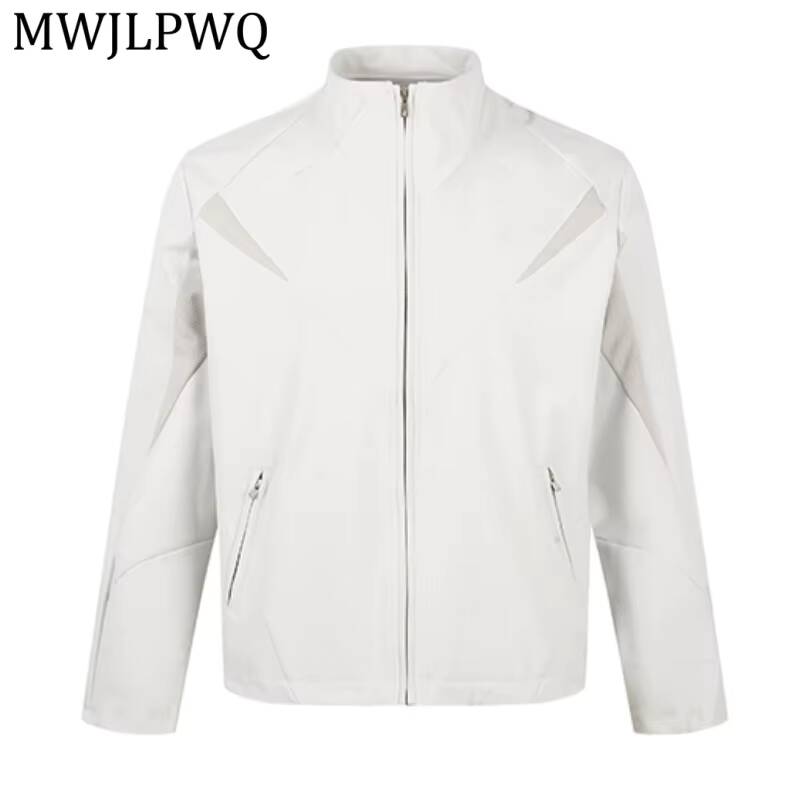 Windbreaker Men Zip - MWJLPWQ Stand Collar Windbreaker Jacket Mesh