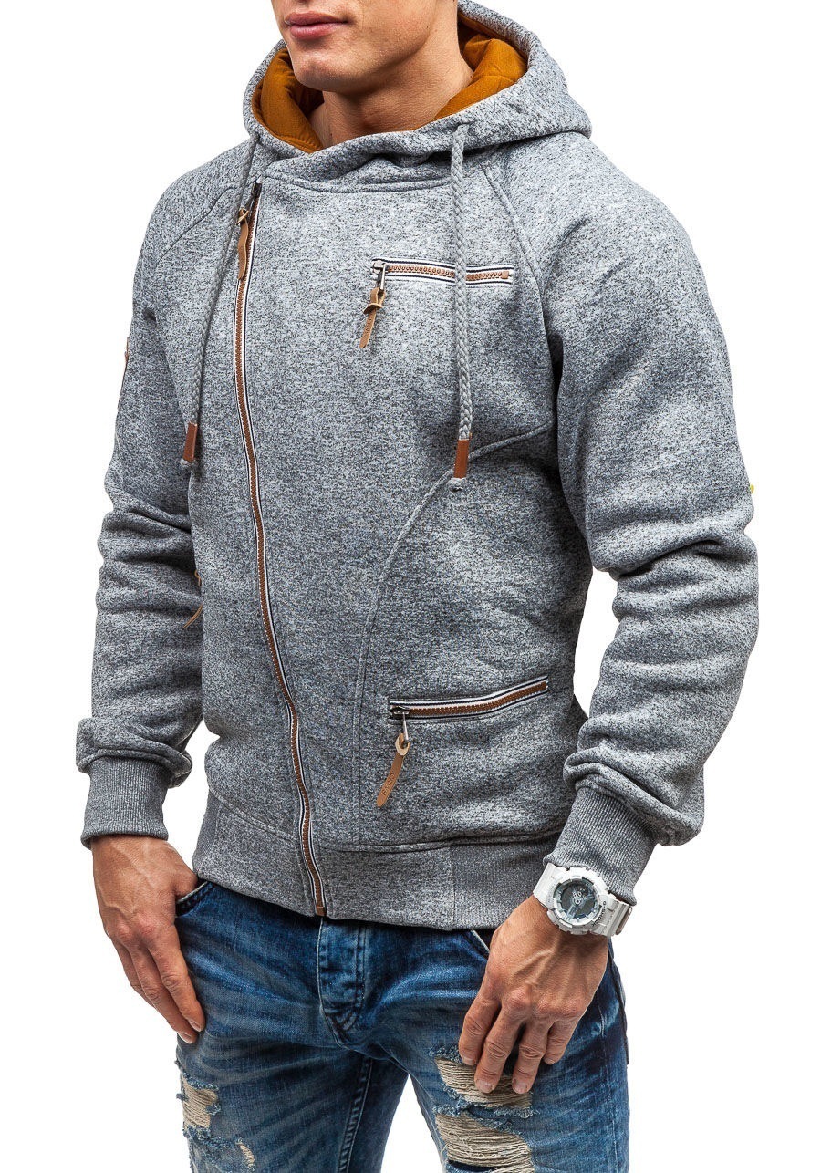 Zip Up Hoodie Male Hooded Jack - Windbreaker Men Zip review and price