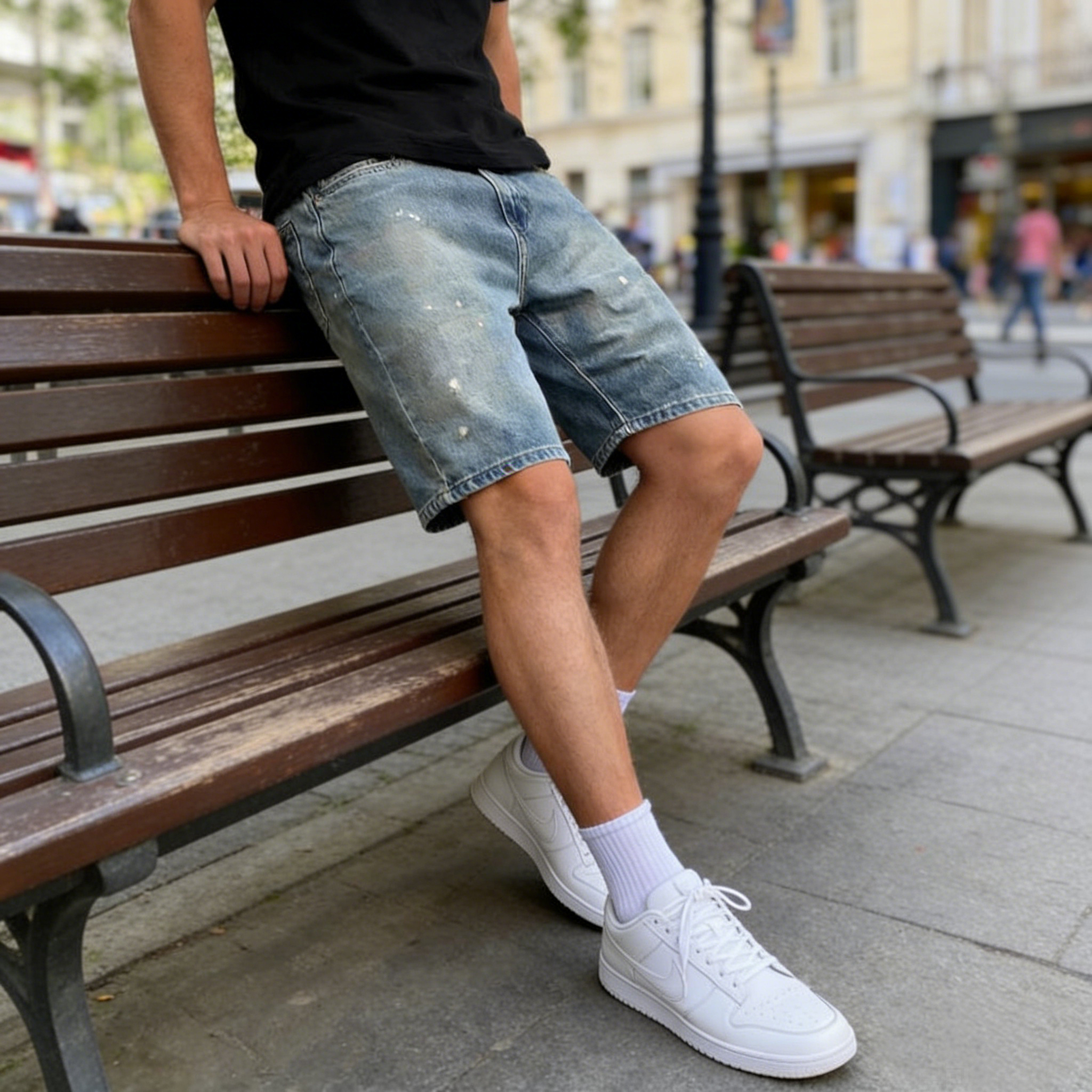 Men's Summer American High Str - Men Fashion Jeans review and price
