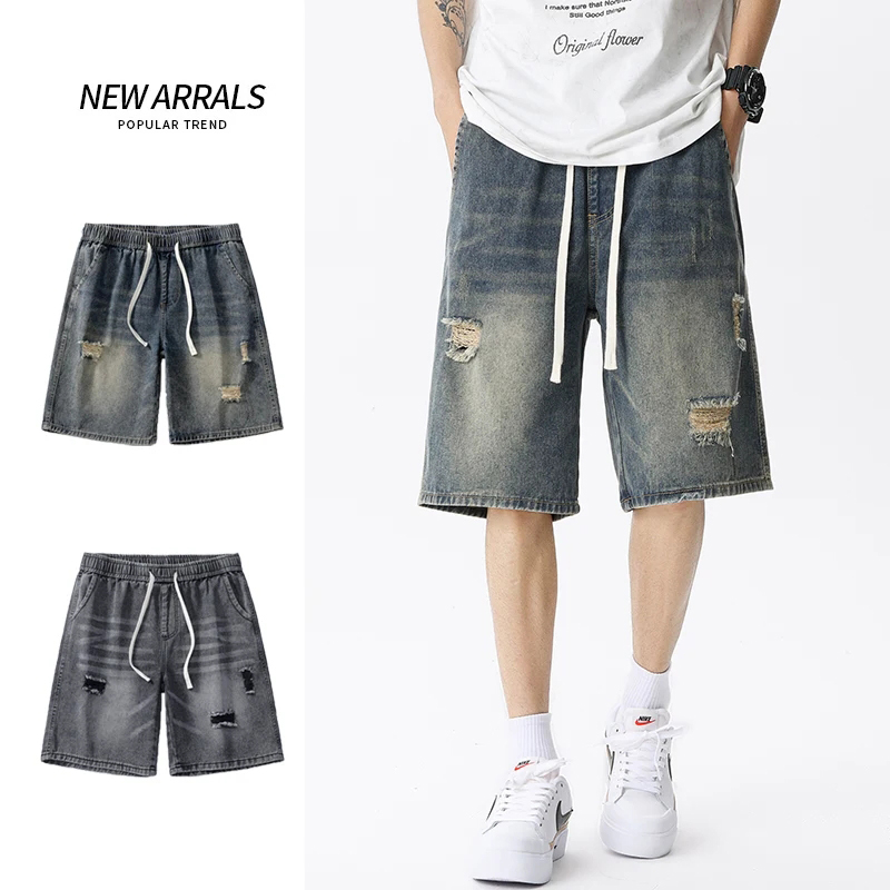 Summer Thin Denim Shorts Men's - Men Fashion Jeans review and price