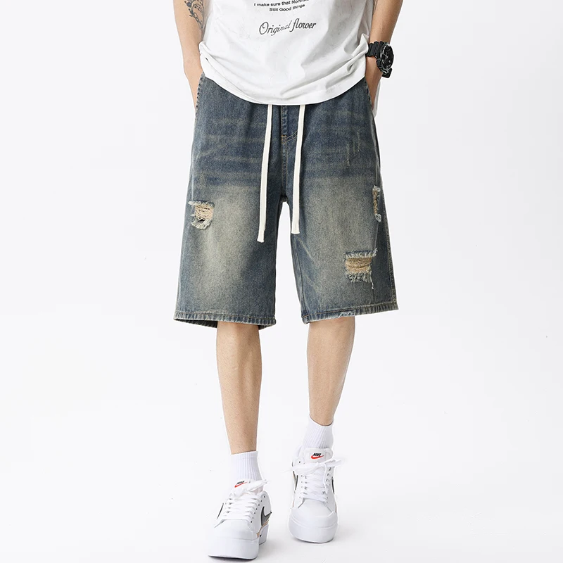 Summer Thin Denim Shorts Men's - Men Fashion Jeans review and price