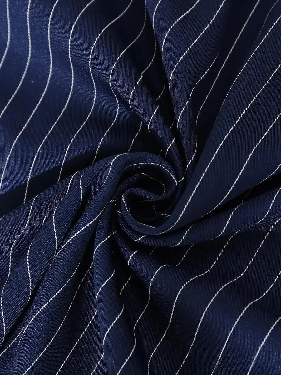 Blue Striped Sleeveless A-Line - Men'S Spring Fashion review and price