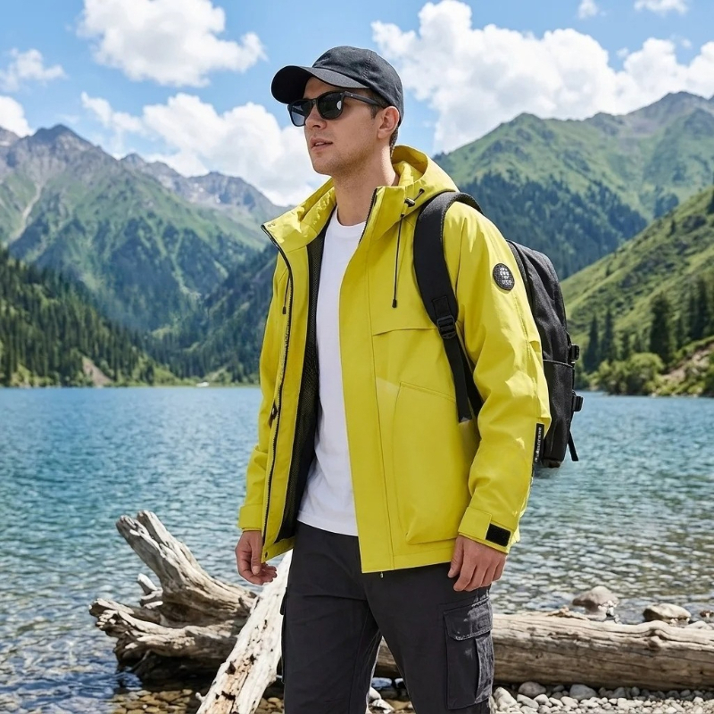 Waterproof Jacket Men Outdoor  - Windbreaker Men Zip review and price