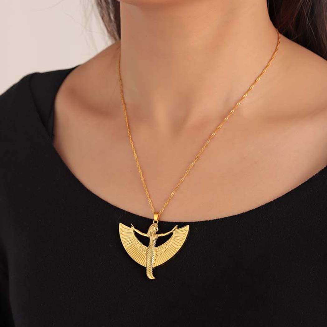 QIAMNI Egyptian Goddess Isis P - Men Fashion Egypt review and price