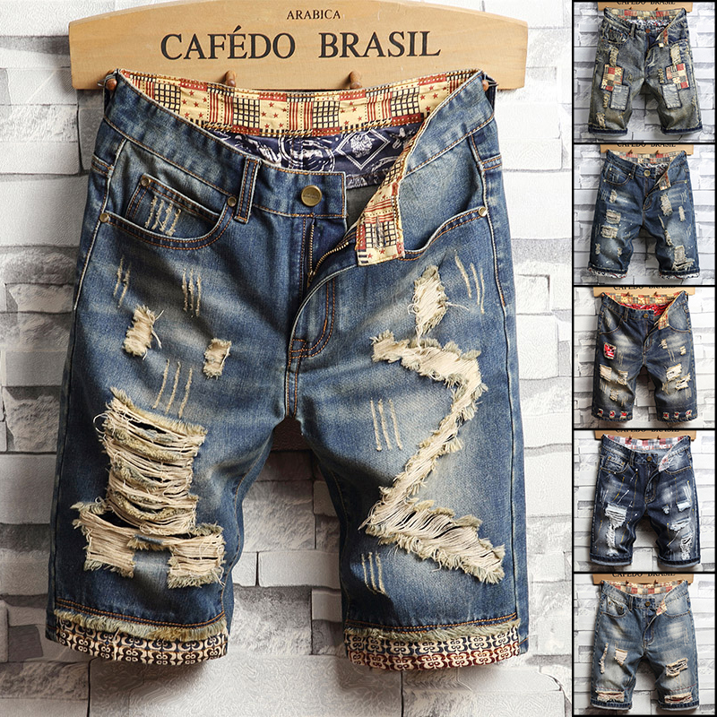 Ripped Hip-hop Denim Shorts Me - Men Fashion Jeans review and price