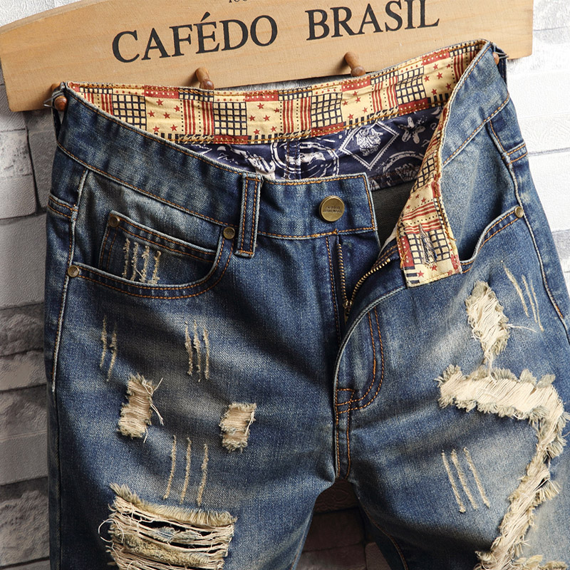 Ripped Hip-hop Denim Shorts Me - Men Fashion Jeans review and price