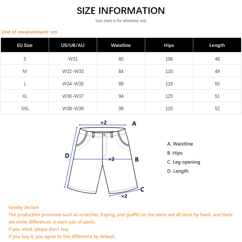 Hip-Hop Streetwear Men's Denim - Men Fashion Jeans review and price