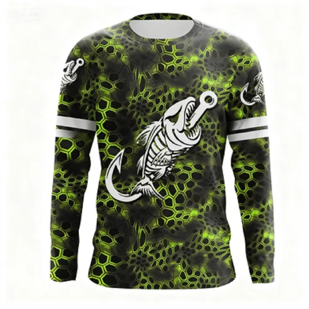 Fashionable Bass Pattern Crew  - Men'S Fashion review and price