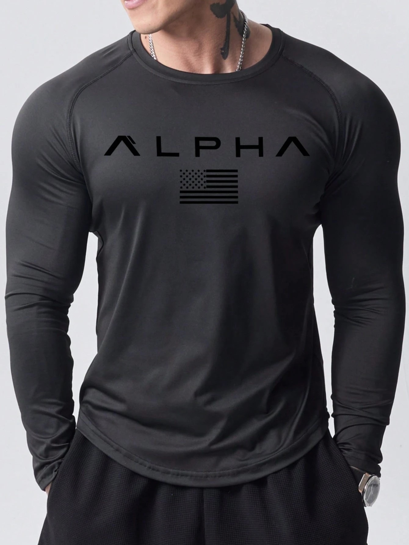 New men's long-sleeved T-shirt - Men'S Spring Fashion review and price