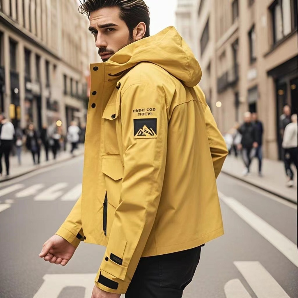 2026 Spring Waterproof Hooded  - Windbreaker Men Zip review and price