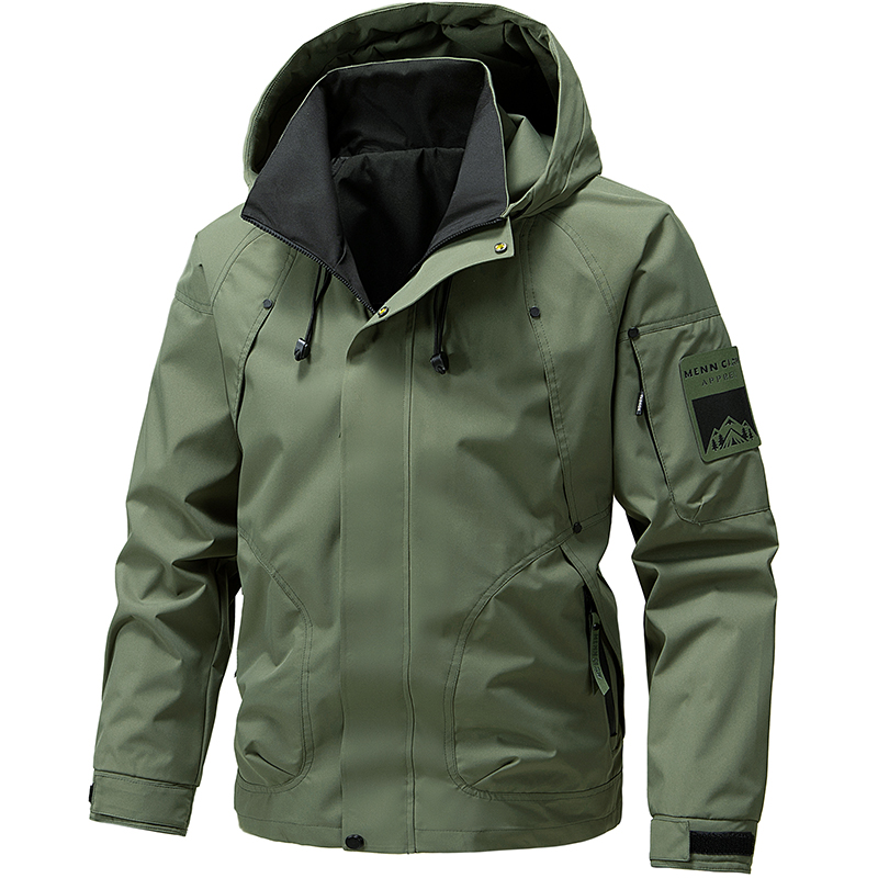 2026 Spring Waterproof Hooded  - Windbreaker Men Zip review and price