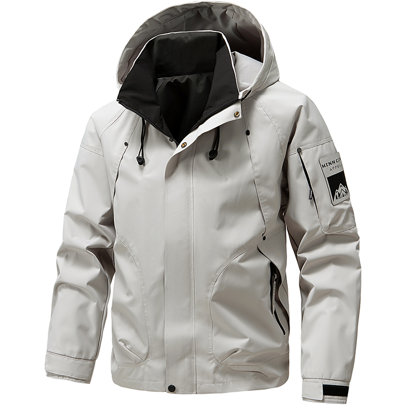 2026 Spring Waterproof Hooded  - Windbreaker Men Zip review and price