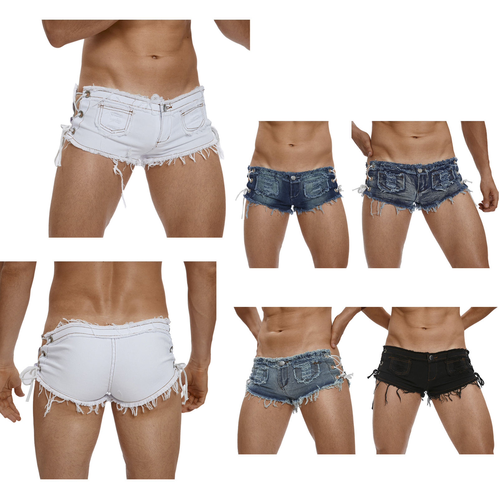 Mens Low Rise Extra Short Hot  - Men Fashion Jeans review and price
