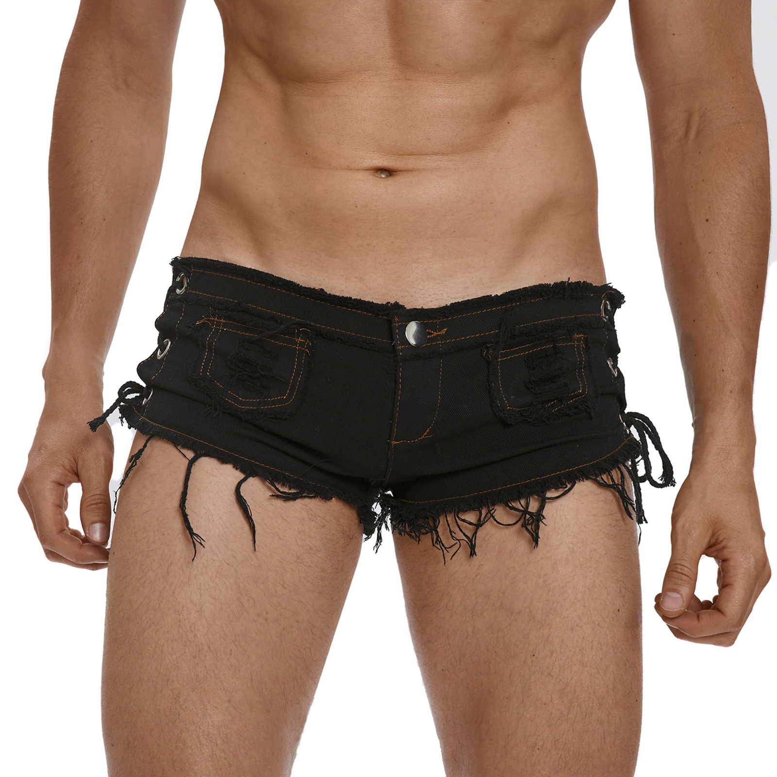 Mens Low Rise Extra Short Hot  - Men Fashion Jeans review and price