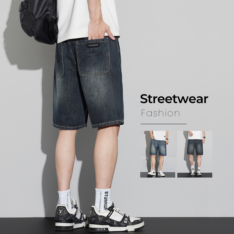 Men's Vintage Denim Shorts Sum - Men Fashion Jeans review and price