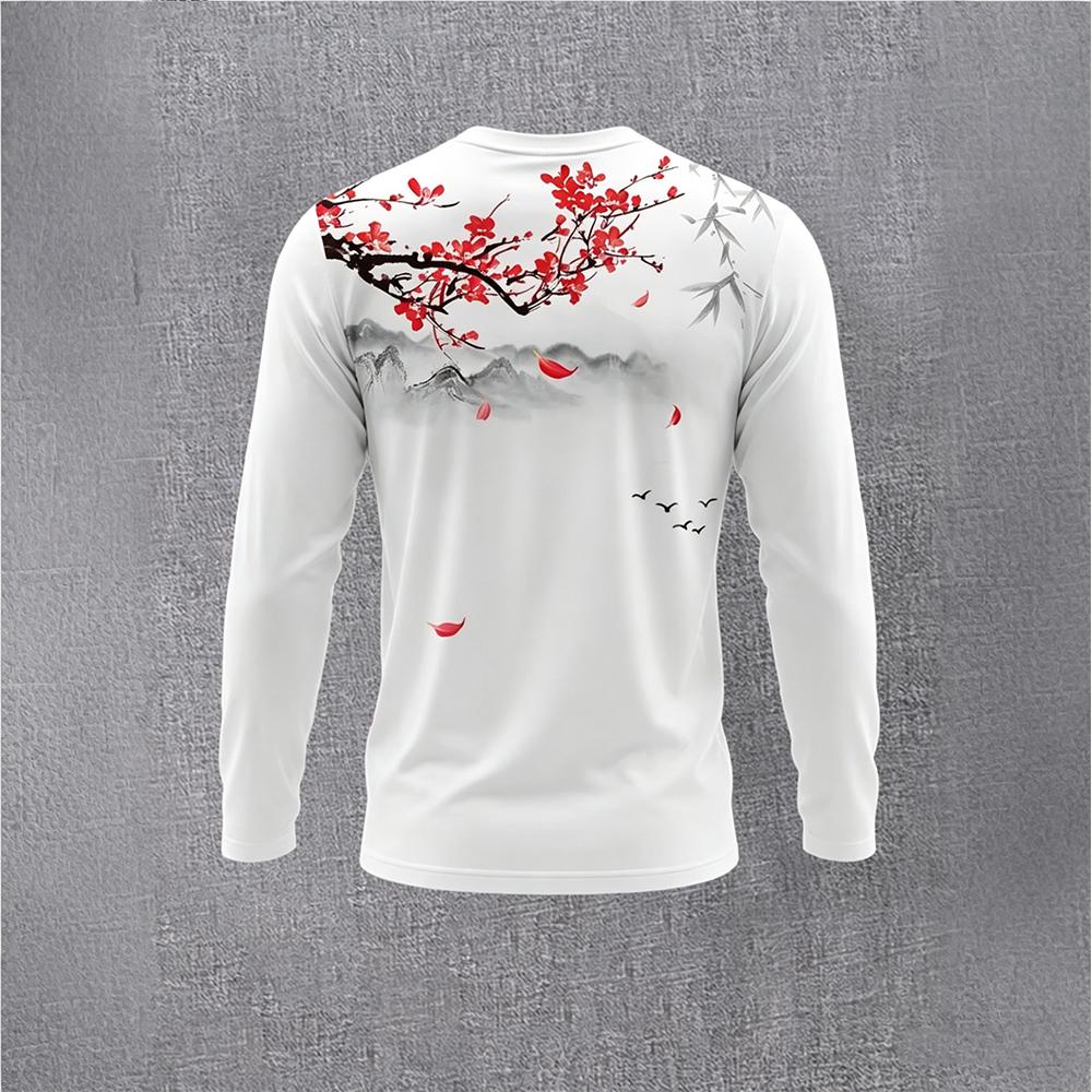 Chinese Style Ink Plum Blossom - Men'S Spring Fashion review and price