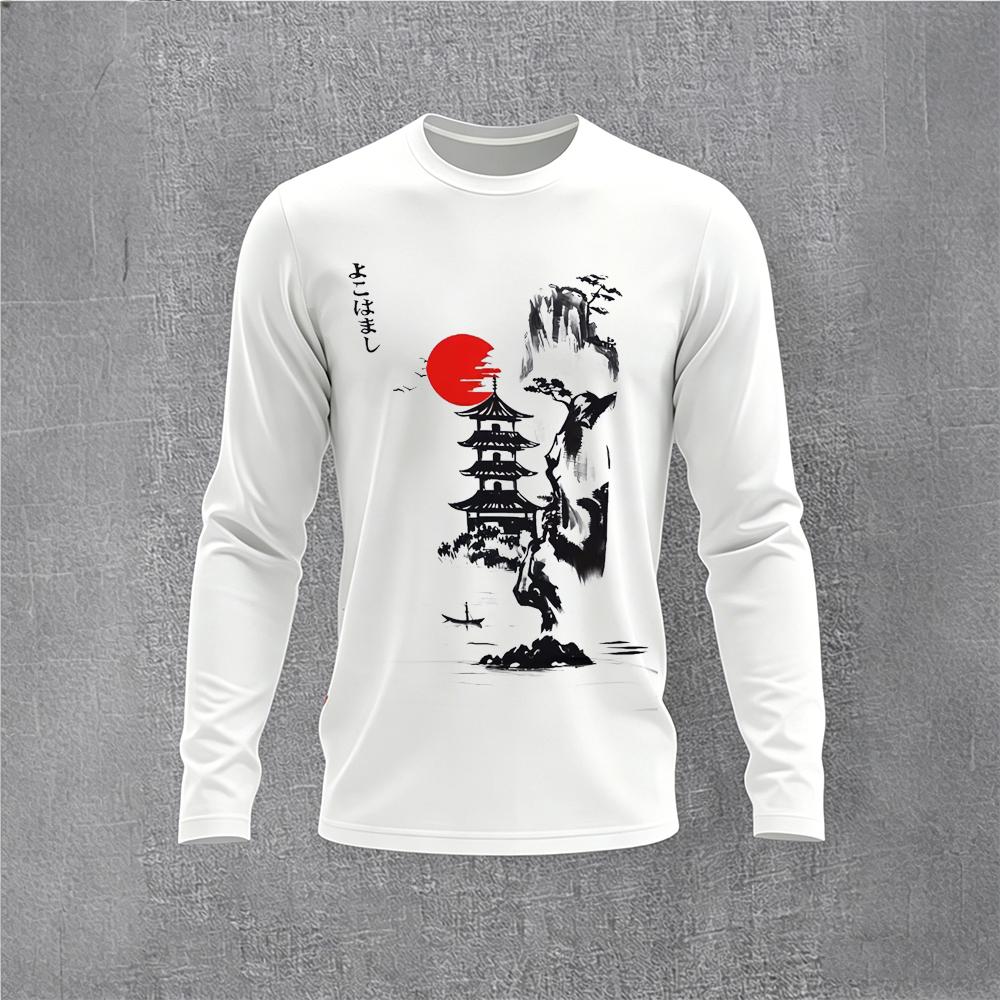 Chinese Style Ink Plum Blossom - Men'S Spring Fashion review and price