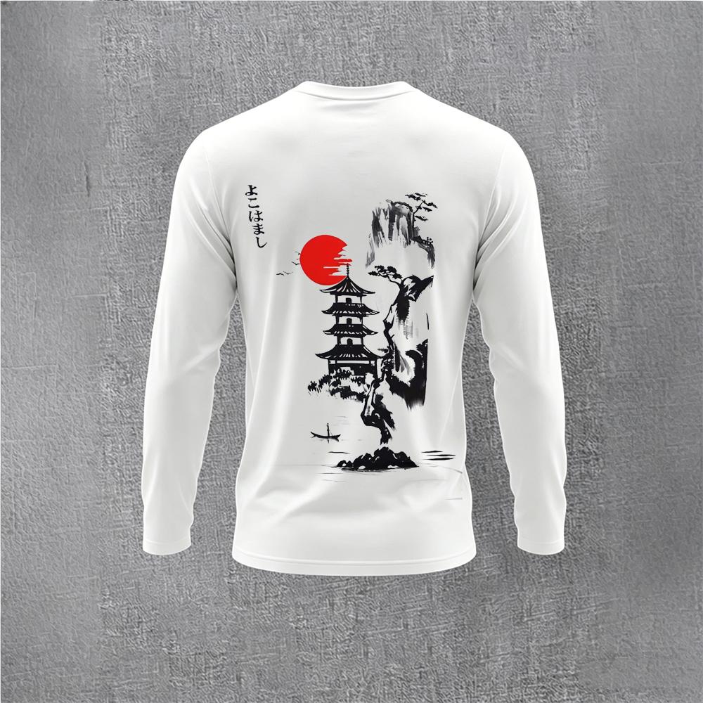 Chinese Style Ink Plum Blossom - Men'S Spring Fashion review and price