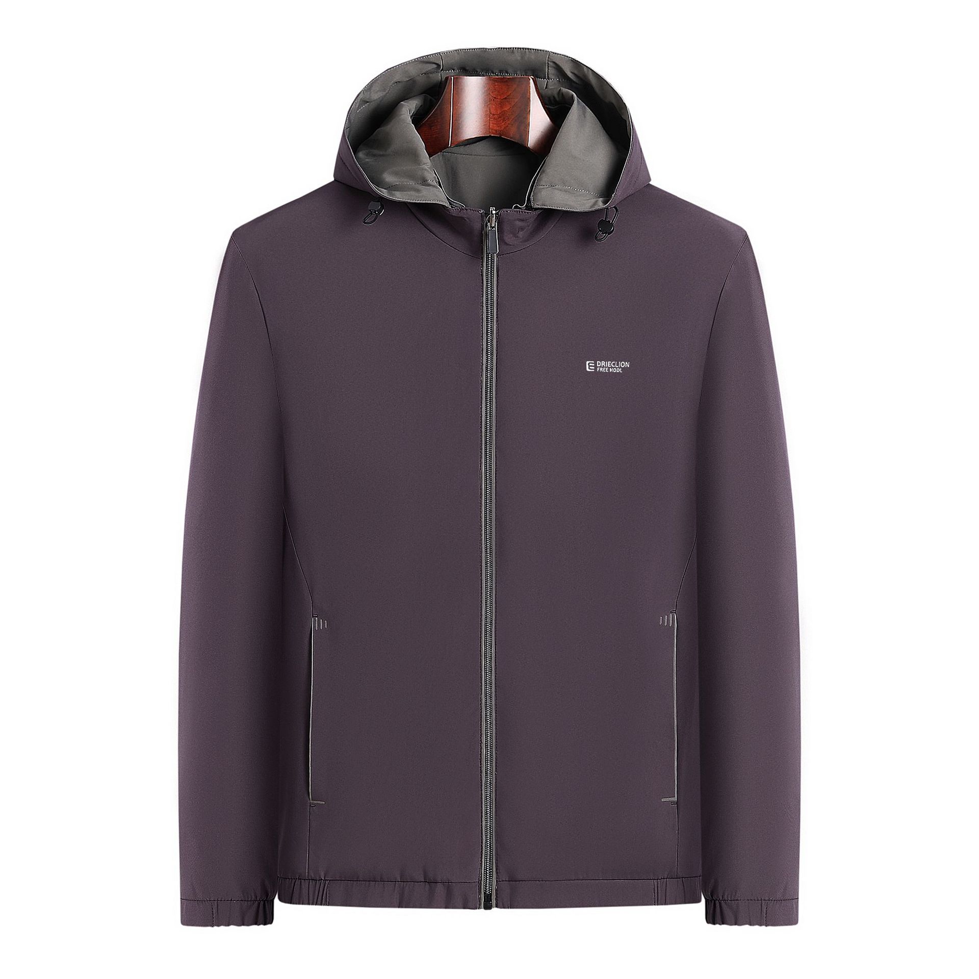 Men Reversible Hooded Jacket D - Windbreaker Men Zip review and price
