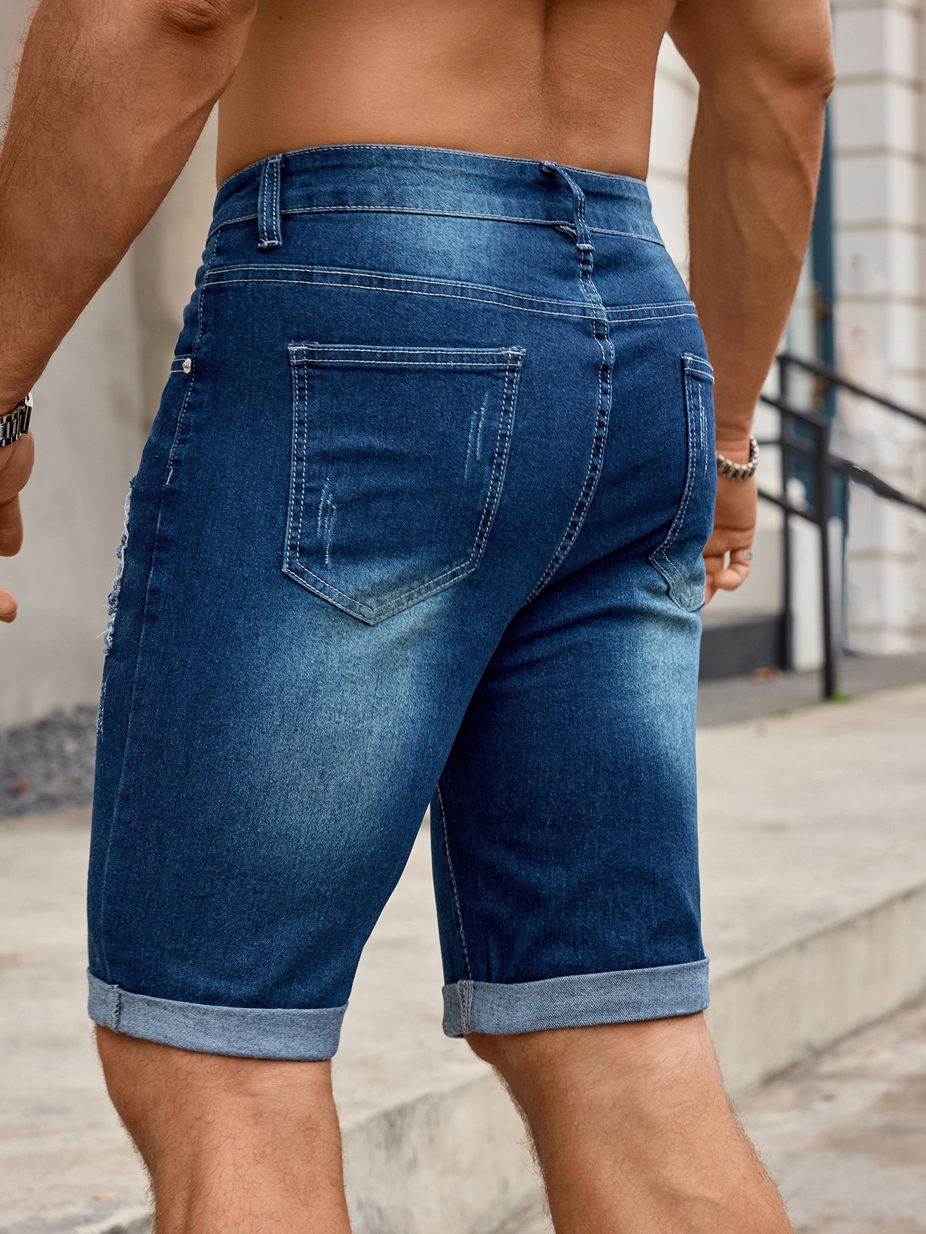 Men Denim Trousers Jeans Short - Men Fashion Jeans review and price