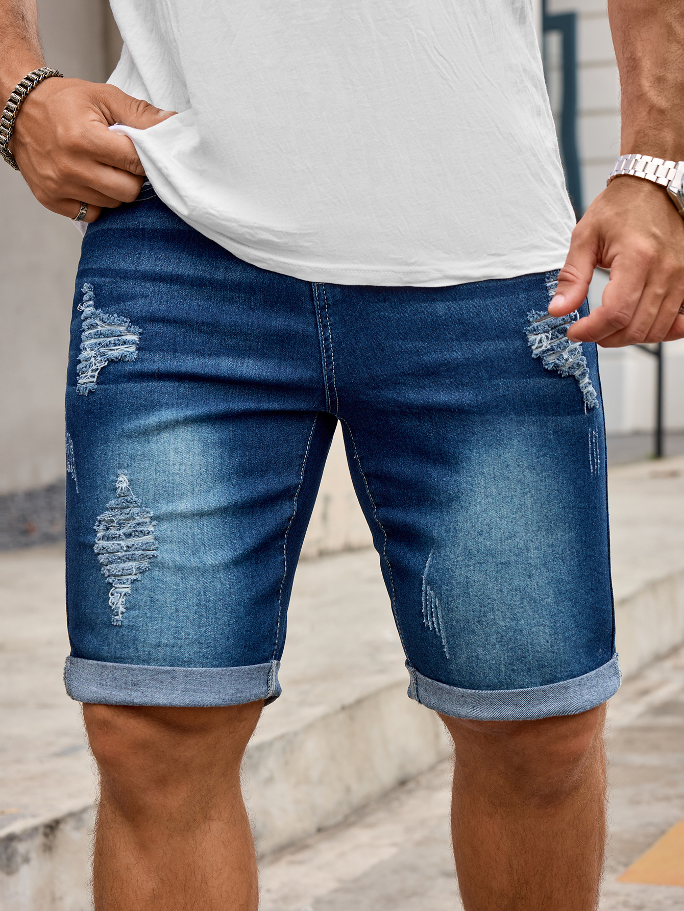 Men Denim Trousers Jeans Short - Men Fashion Jeans review and price