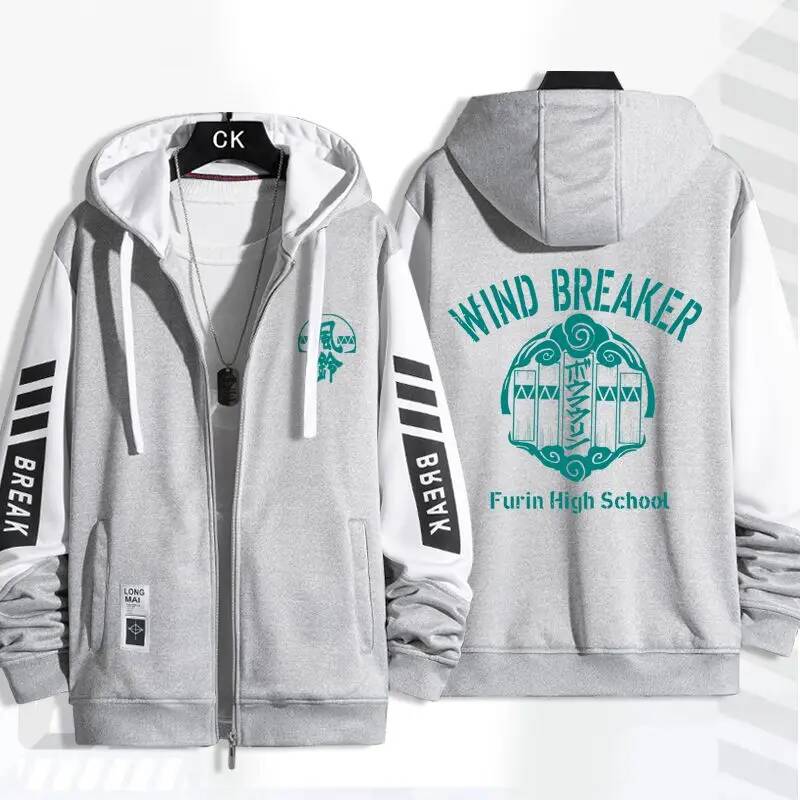 Anime WIND BREAKER Series Zip  - Windbreaker Men Zip review and price