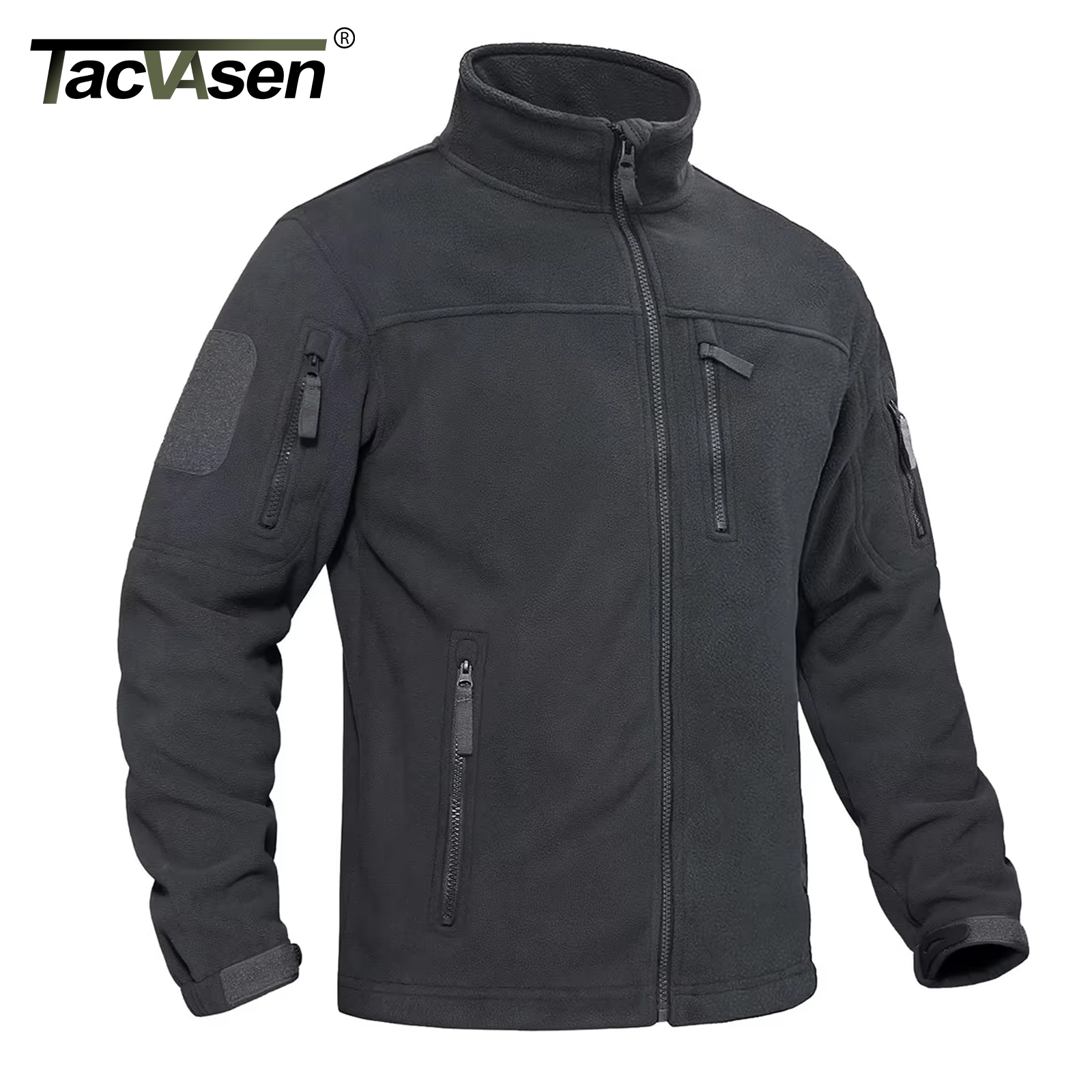 TACVASEN Men's Fleece Jacket S - Windbreaker Men Zip review and price