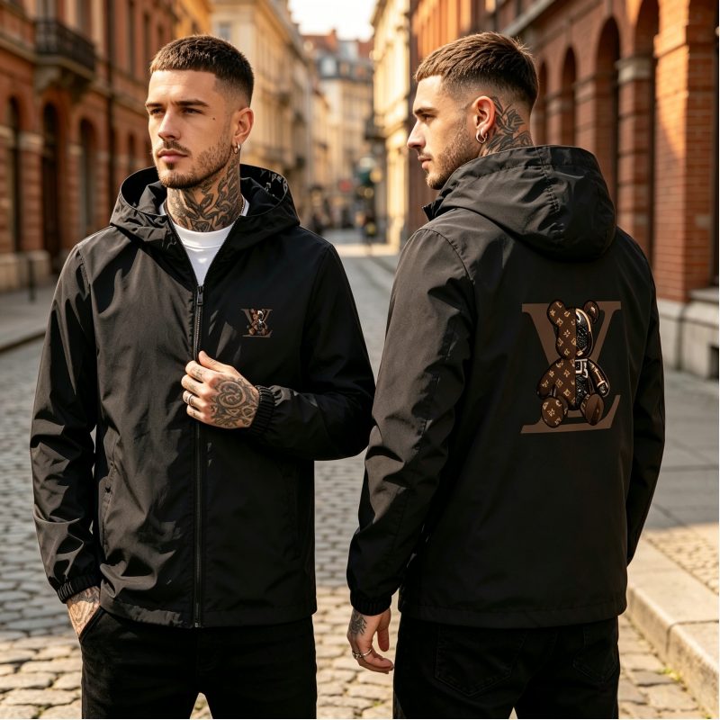 2026 Spring Autumn Men Printed - Windbreaker Men Zip review and price