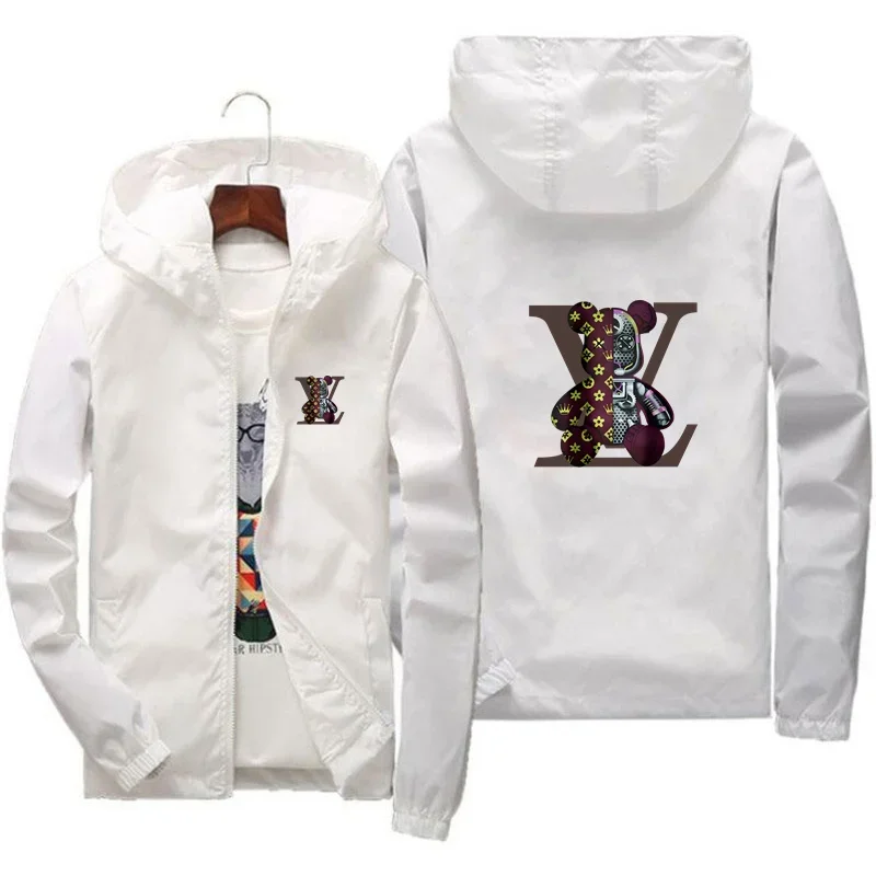 2026 Spring Autumn Men Printed - Windbreaker Men Zip review and price