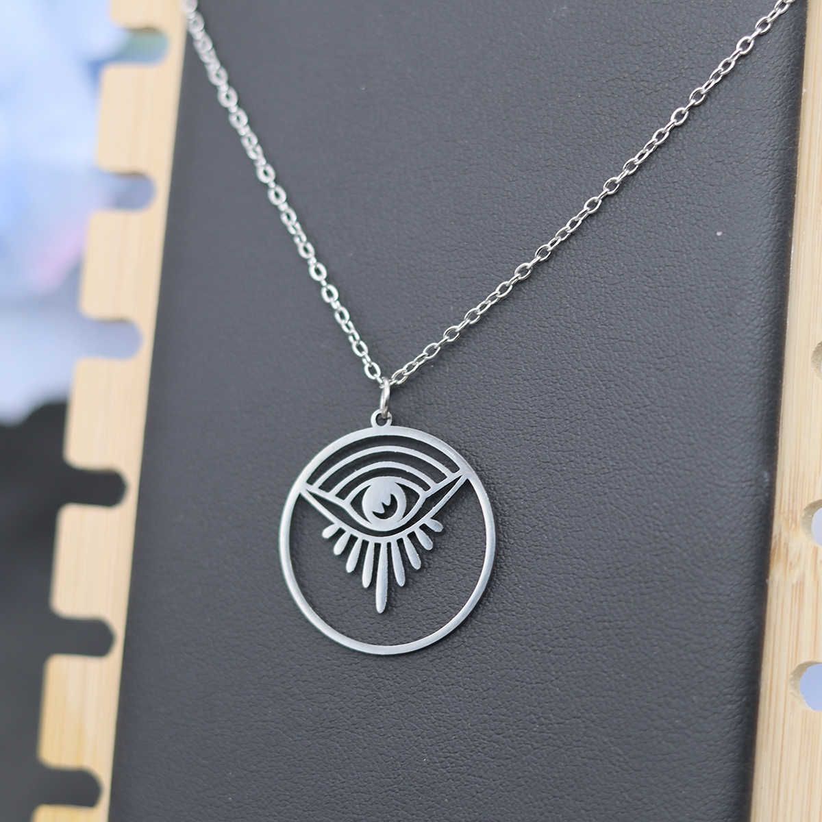 Kinitial Lucky Eyes Pendant Ne - Men Fashion Egypt review and price
