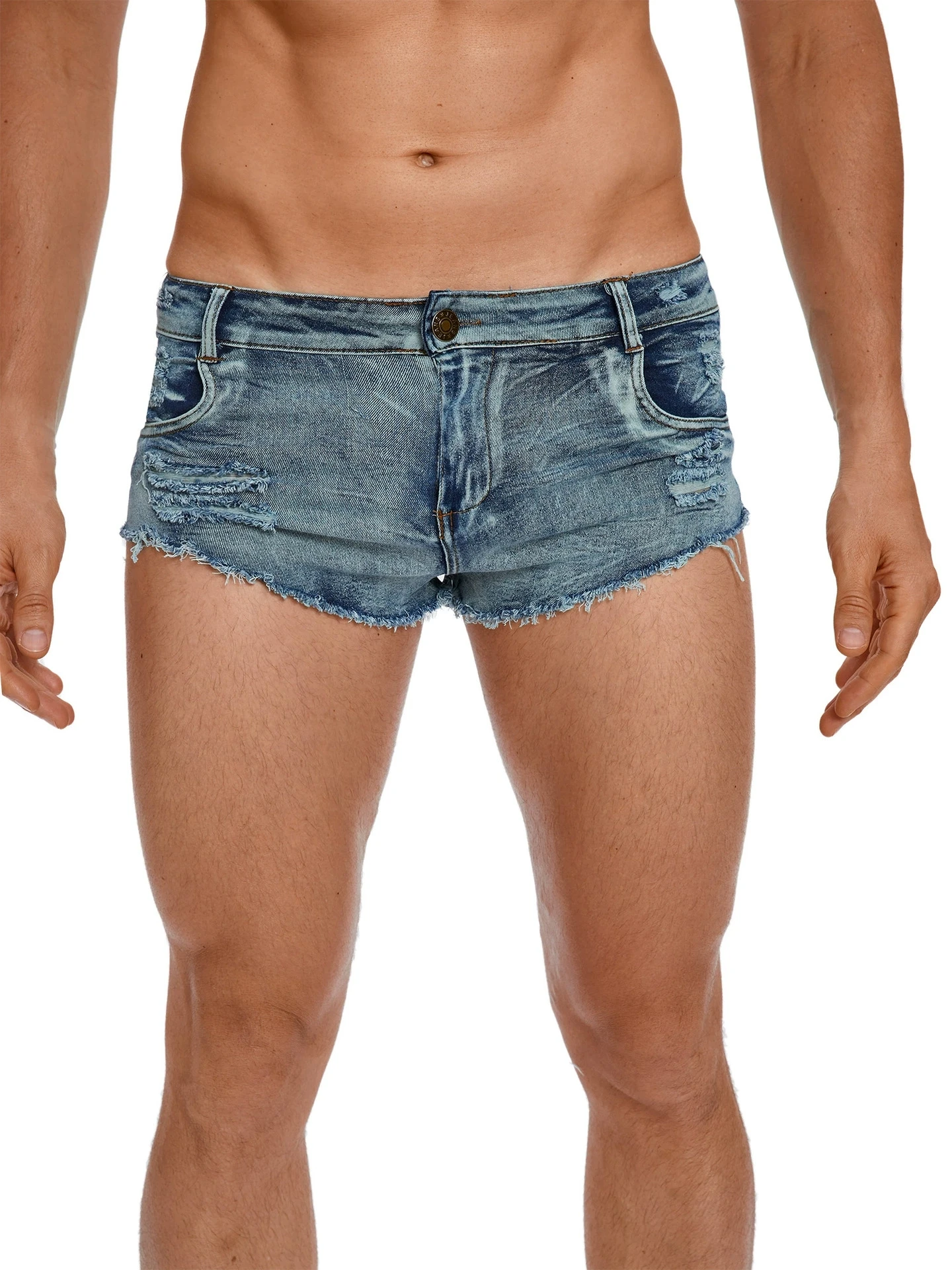 Men's Low Waist Jeans Shorts F - Men Fashion Jeans review and price