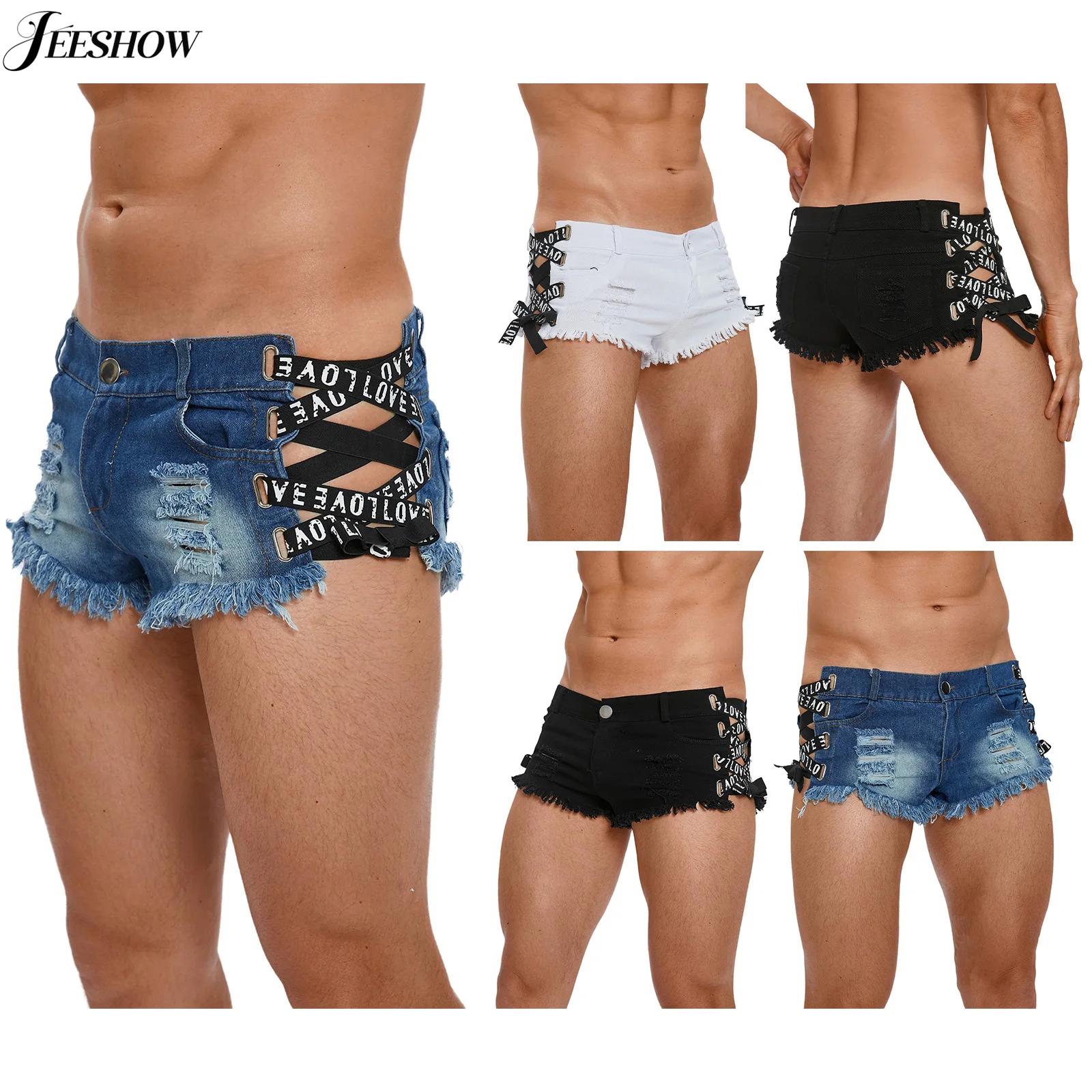 Mens Distressed Ripped Mini De - Men Fashion Jeans review and price