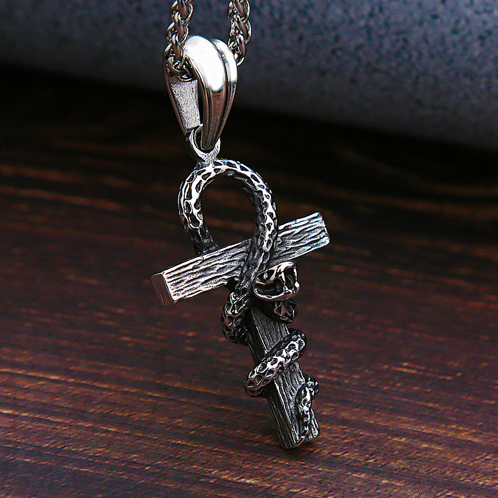 Vintage Stainless Steel Cross  - Men Fashion Egypt review and price