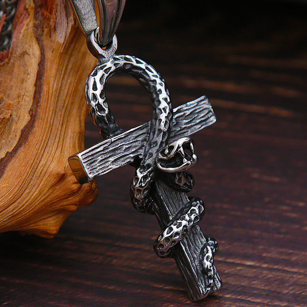 Vintage Stainless Steel Cross  - Men Fashion Egypt review and price